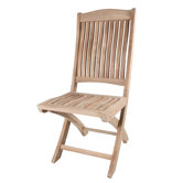 Batavia Folding Dining Side Chairs (Set of 2)