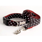 Betty Red/Black Dog Collar