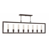 Flair Island Eight Light Wall Sconce in Renaissance Copper