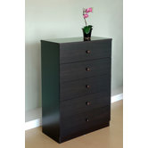 York Modern 5 Drawer Chest