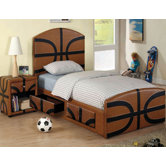 Sports Fun Basketball Panel Bedroom Collection