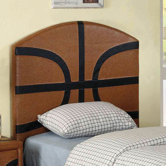 Sports Fun Basketball Panel Headboard