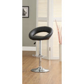 Theory Leatherette Adjustable Bar Stool