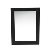 Framed Wall Mirror in Black