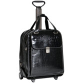 Novembre Ladies' Leather Vertical Detachable-Wheeled Case