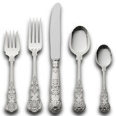 Queens 65 Piece Flatware Set with Pie Server