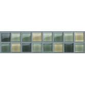 Glass Liner Tile Accent in Spruce