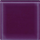 Glass 4" x 4" Insert Tile in Rose