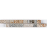 Ridgestone 2.25" x 12" Listello in Multi-Color