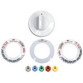 Electric Range and Oven Knob in White