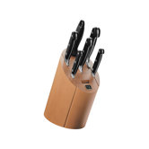 Professional "S" 7 Piece Knife and Natural Wood Block Set