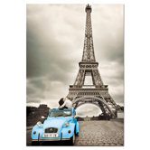 500 Piece Black and White with Color Eiffel Tower, Paris Puzzle