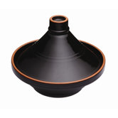 Molten Terracotta Tagine in Black