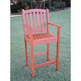 Royal Tahiti Bar Height Outdoor Bar Stool (set of 2)