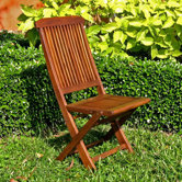 Iron Patio Folding Dining Side Chairs (Set of 2)