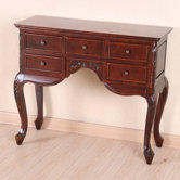Carved Wood Console Table
