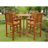 Royal Tahiti Albacete 5 Piece Bar Set