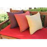 20" Outdoor Solid Throw Pillow (Set of 2)