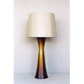 Skyscraper Table Lamp in Bronze Fade with Pebble Shade