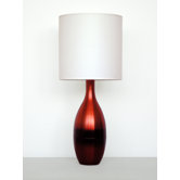 Horizon Juggler Table Lamp with White Linen Shade
