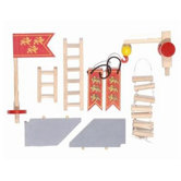 Castle Accessories Set in Red