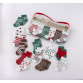 "The 12 Days of Christmas" Holiday Baby Socks Gift Set