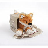''Fox in a Box'' Plush Fox and Lovie Gift Set