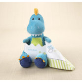 ''Just Hatched'' Plush Dinosaur with Lovie