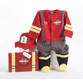 ''Big Dreamzzz'' Baby Firefighter 2-Piece Layette Set in Firefighter themed Gift Box