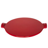 Flame Ceradon Pizza Stone, 37cm - Rouge