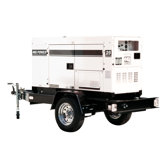 Kubota Diesel (tire 2) 500 DC Welder, 3 KW Generator Mounted on TRLRMP