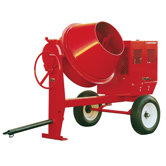 9 Cubic Foot Honda GX - 240 Steel Drum Concrete Mixer