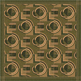 Pastiche Modernes Deep Olive Rug