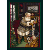 Realtree Camo Santa Christmas Novelty Rug