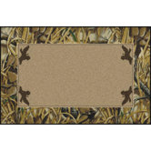 Realtree Wetlands Solid Center Novelty Rug