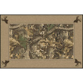 Realtree Timber Solid Border Novelty Rug