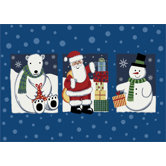 Winter 'Tis The Season' Christmas Mat