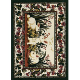 Spring Seasonal Cotton Tales Rabbit Novelty Rug