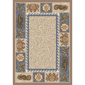 Signature Sea Life Sandstone Novelty Rug