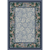 Innovation Rose Damask Lapis Rug