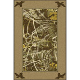 Realtree Max 4 Solid Border Novelty Rug