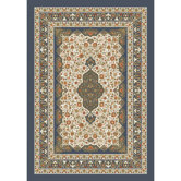 Pastiche Kashmiran Tiraz Pewter Rug