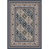 Pastiche Kashmiran Tournai Pewter Rug