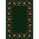 Design Center Floral Lace Emerald Rug