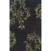 Ventura Black/Green Rug