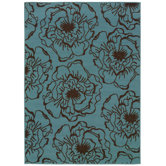Caspian Blue/Brown Rug