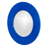 Metallic Vail Mirror in Royal Blue