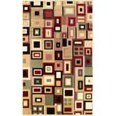 Diamond Ivory Geometric Rug