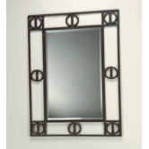 Etruscan Framed Mirror in Dark Rust