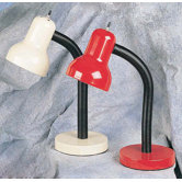 Gooseneck  Desk Lamp in Red